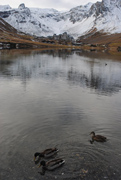 Le lac et la vue sur le Val Claret